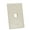 ALMOND, variant on Quest Technology Single Gang 6-Port Keystone Black Wall Plate, 10 Pack