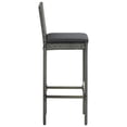 thumbnail image 3 of vidaXL 7 Piece Outdoor Bar Set with Cushions Poly Rattan Grey, 3 of 5
