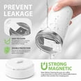 thumbnail image 3 of Hatisan Self Stirring Coffee Mug With Lid Electric High Speed Self Stirring Mug 400ml Rechargeable Detachable Stainless Steel Self Stirring Cup for Coffee, Milk, Cocoa Christmas Gift(Green), 3 of 10