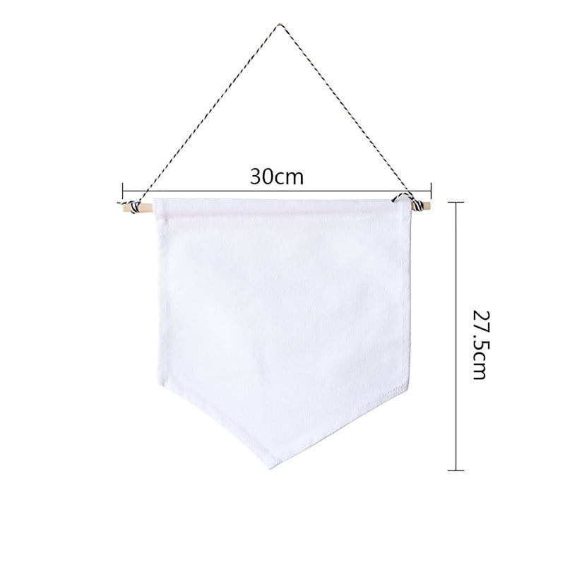 Nordic Cotton Brooch Pin Badge Holder Hanging Wall Storage Display Banner 