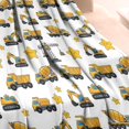 thumbnail image 3 of Cartoon Construction Vehicles Stars White Pattern Blanket,Comfortable Soft Lamb Wool Throw Blanket,All Season,Warm Lightweight Blankets for Sofa Bed Couch Living Room Chair,30"x40", 3 of 4