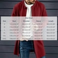 thumbnail image 3 of Abomasnow Men's Mid-Length Trench Coats Slim Fit Single Breasted High Neck Overcoat Winter Warm Windbreaker Jackets, 3 of 7