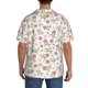 thumbnail image 3 of Fotbe Rose Flowers Camisa Estampada de Manga Corta para Hombre, Casual de Verano, Estilo Playero, Sin Arrugas-Small, 3 of 5