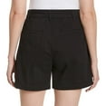 thumbnail image 3 of Gloria Vanderbilt Women High Rise Cotton Chino Shorts (Black, 10), 3 of 6