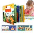 thumbnail image 2 of Montessori Paste Book Busy Book Matching Puzzle Game Educational Toys Educational Cognition Learning Gifts For Child zhangmengya LED, 2 of 2
