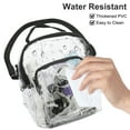 thumbnail image 3 of Clear Crossbody Bag, TSV Stadium Approved Waterproof Shoulder Bag with Adjustable Strap, Transparent Handbag for Concert, 3 of 8
