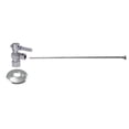 thumbnail image 3 of Westbrass Toilet Wax Ring Kit with Supply Line and 1/2" IPS Lever Handle Angle Stop, Polished Chrome, 3 of 13