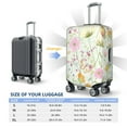 thumbnail image 4 of Haiem bird and butterfly Pattern Luggage Cover Printed Suitcase Covers for Luggage Elastic Washable Suitcase Protector Fits 18-32 Inch Luggage-X-Large, 4 of 7