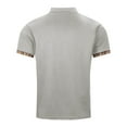 thumbnail image 4 of FNFYFH Mens Henley Shirts Short Sleeve Casual Summer Basic T Shirts Button Down Golf Shirts Tops, 4 of 5