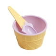 thumbnail image 1 of HBFAGFB Ice Bowls Lightweight Cute Tableware Daily Use Suitable for Family Restaurants Purple, 1 of 5