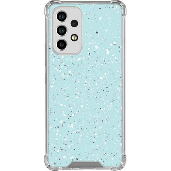 Skinit Polka Dots Mint Speckled Galaxy A53 5G Clear Case