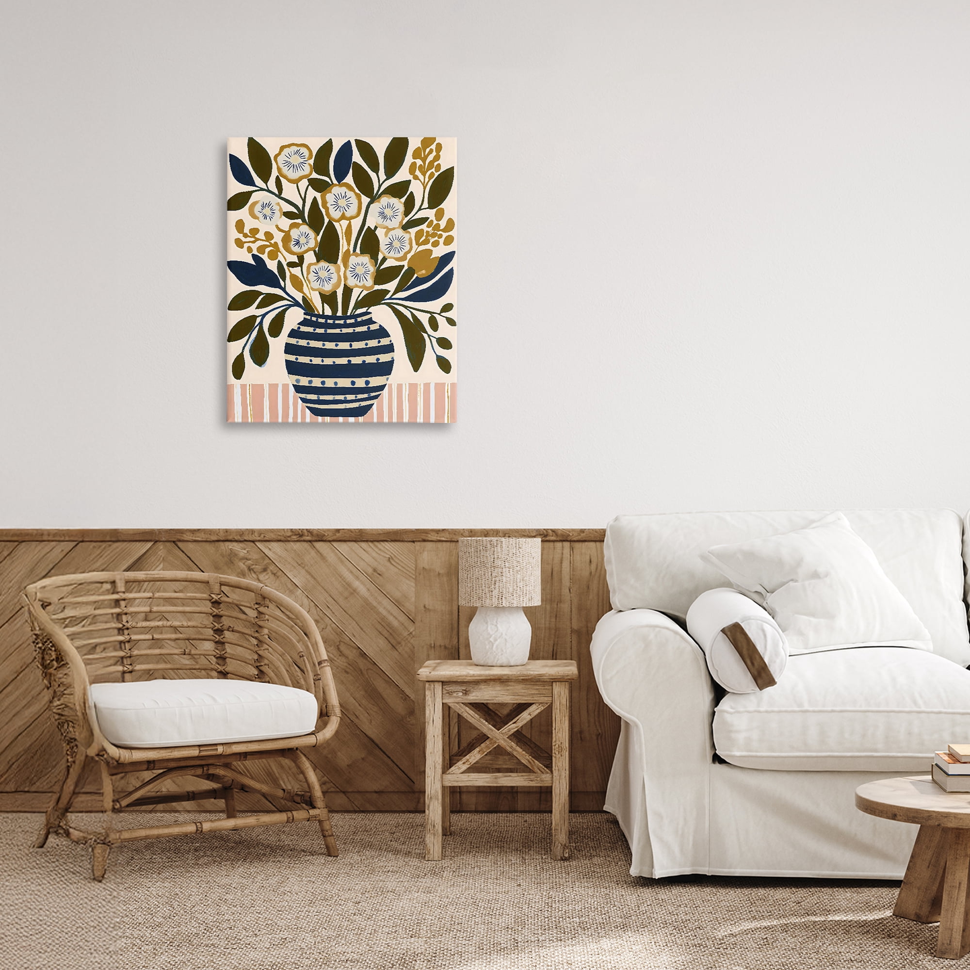 Stupell Industries Wild Bloom Boho Arrangement Canvas Wall Art, design by Creative Studio