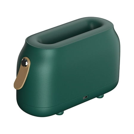 

Flame Oil Diffuser USB Powered Ultrasonic Low Noise Flame Aroma Humidifier for Home Bedroom Living Room Dark Green