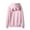 Pink, variant on AOOCHASLIY Hoodies for Women Casual Solid Pullover Cat Ears Hooded Fleece Pocket Sweatshirt Hoodie