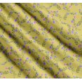 thumbnail image 3 of Soimoi Cotton Voile Fabric Dot,Leaves & Floral Print Fabric by The Yard 56 Inch Wide, 3 of 7