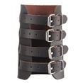 thumbnail image 2 of Tiro Con Arco Protección De La Protección Del Brazo Brazalete De Seguridad Marrón B jinwen Muñequera Brazalete ancho, 2 of 7