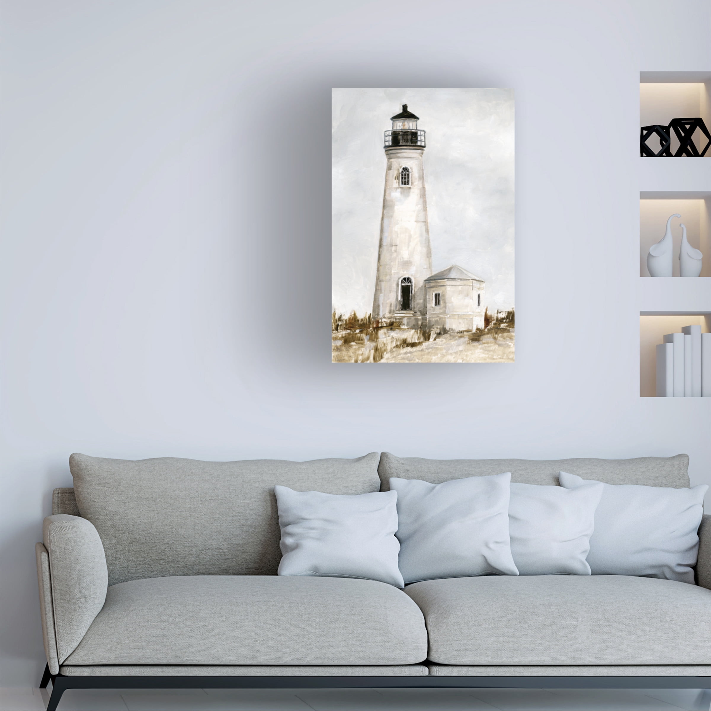 Ethan Harper 'Rustic Lighthouse I' Canvas Art