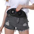 thumbnail image 3 of Fanny Pack Cintura Ventilador Impermeable Portátil Casual Multifuncional Negro Durable Riñonera Cinturón Ventilador para Hombres Mujeres Viajes, 3 of 9