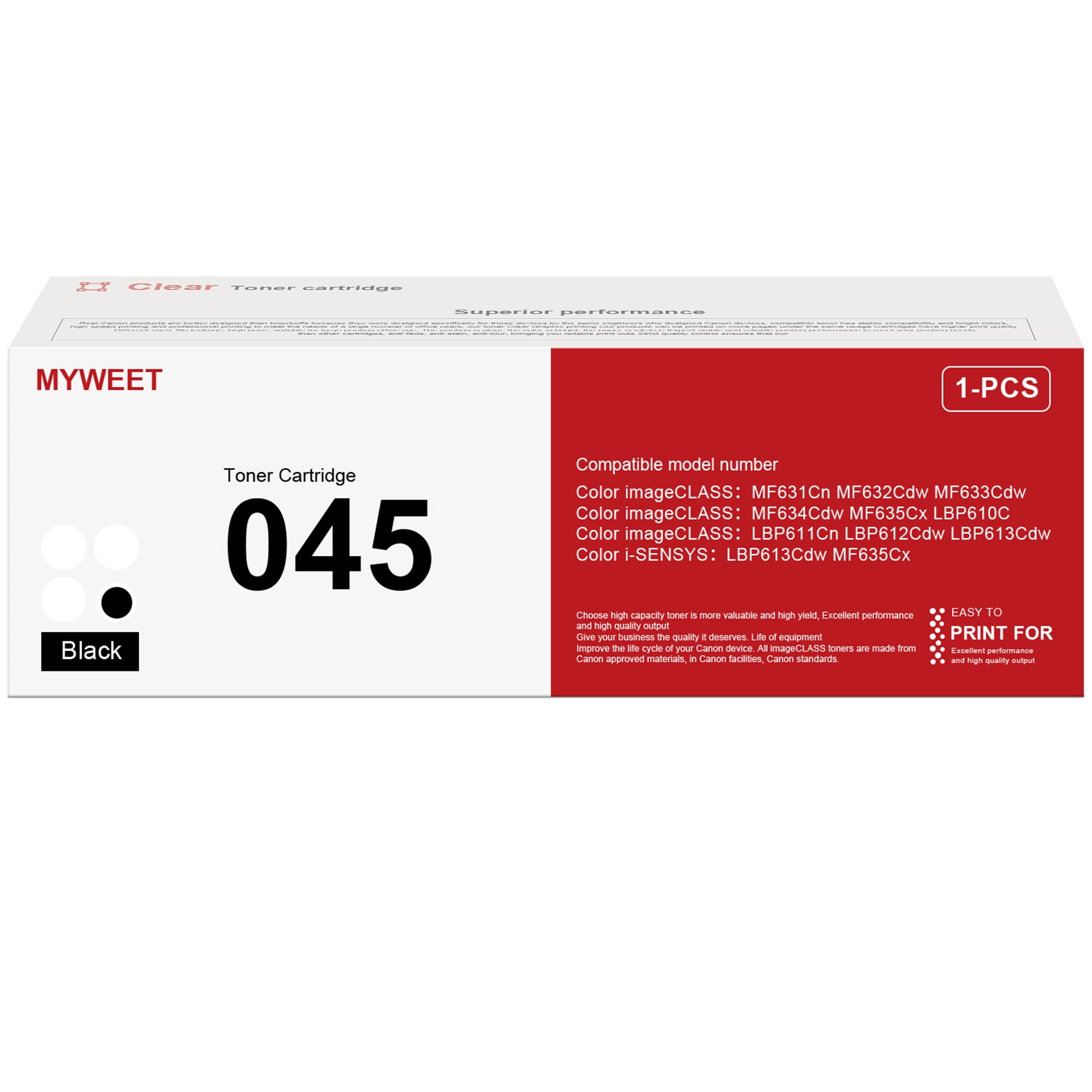 Canon 047 Original Black Laser Toner Cartridge for ImageCLASS