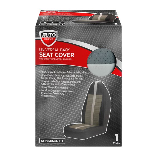 Auto Drive Universal Back Seat Cover Black 1 CT1.0 CT