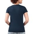 thumbnail image 2 of Women's G-III 4Her by Carl Banks Navy Houston Astros Super-Slim Fit Lightweight Flowers Graphic V-Neck T-Shirt, 2 of 2
