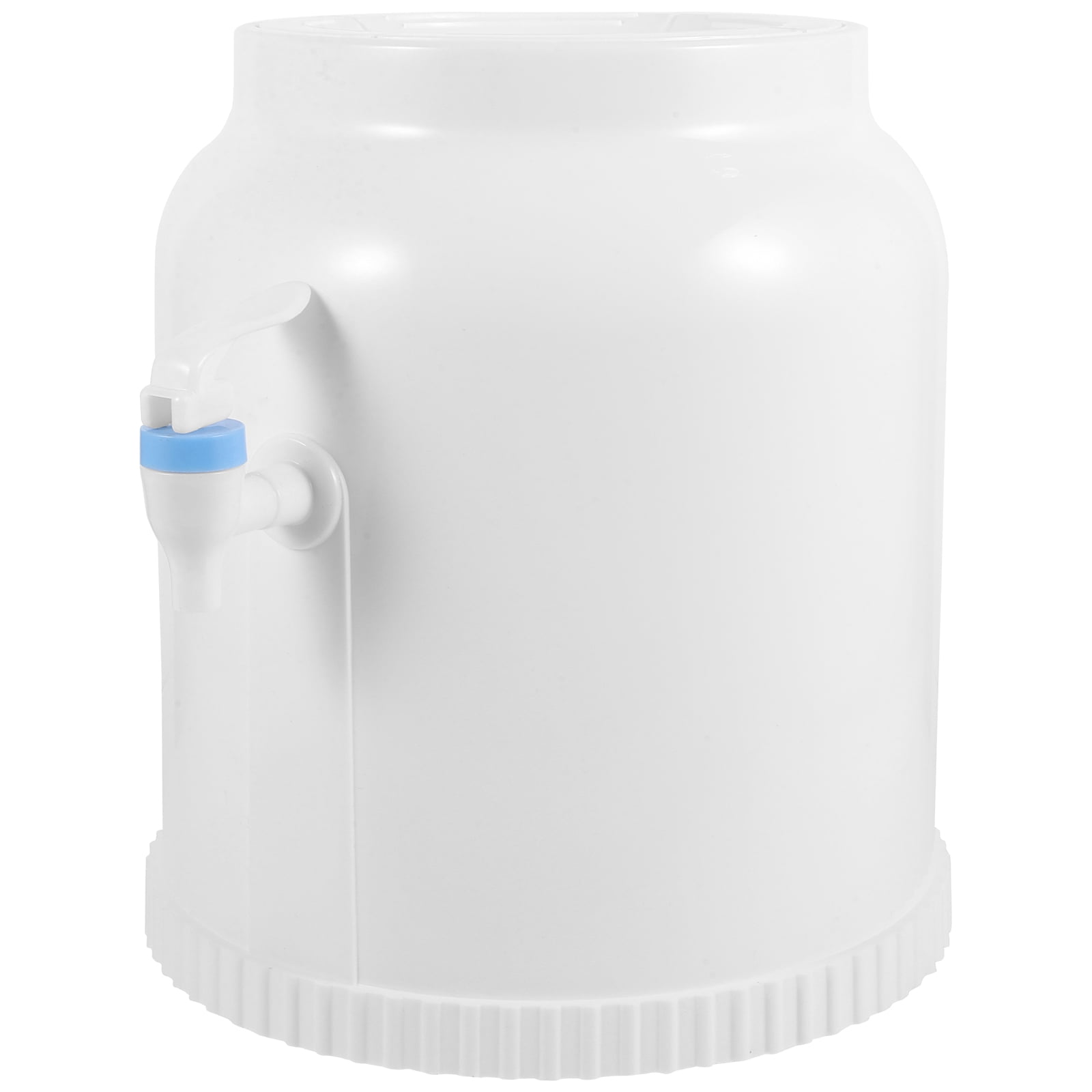 HEMOTON White Mini Water Dispenser for Desk Made of Plastic Holds Bottled Water 2.5L Ideal for Office Use