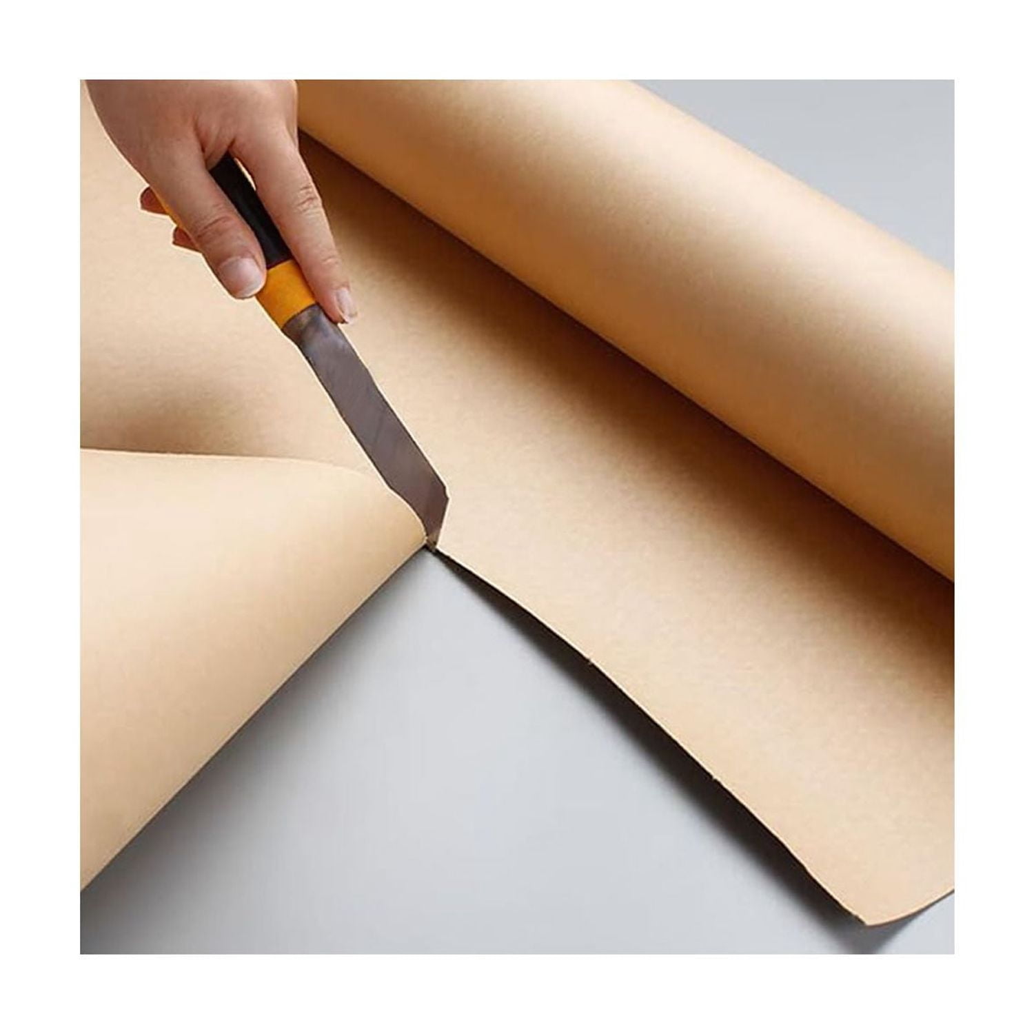 Butcher Kraft Paper Roll, 40 lbs, 24 Inches x 1000 Feet, Brown