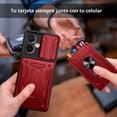thumbnail image 2 of Funda con Anillo y Tarjetero Card Slot Bumper para Vivo V25 5G, 2 of 5