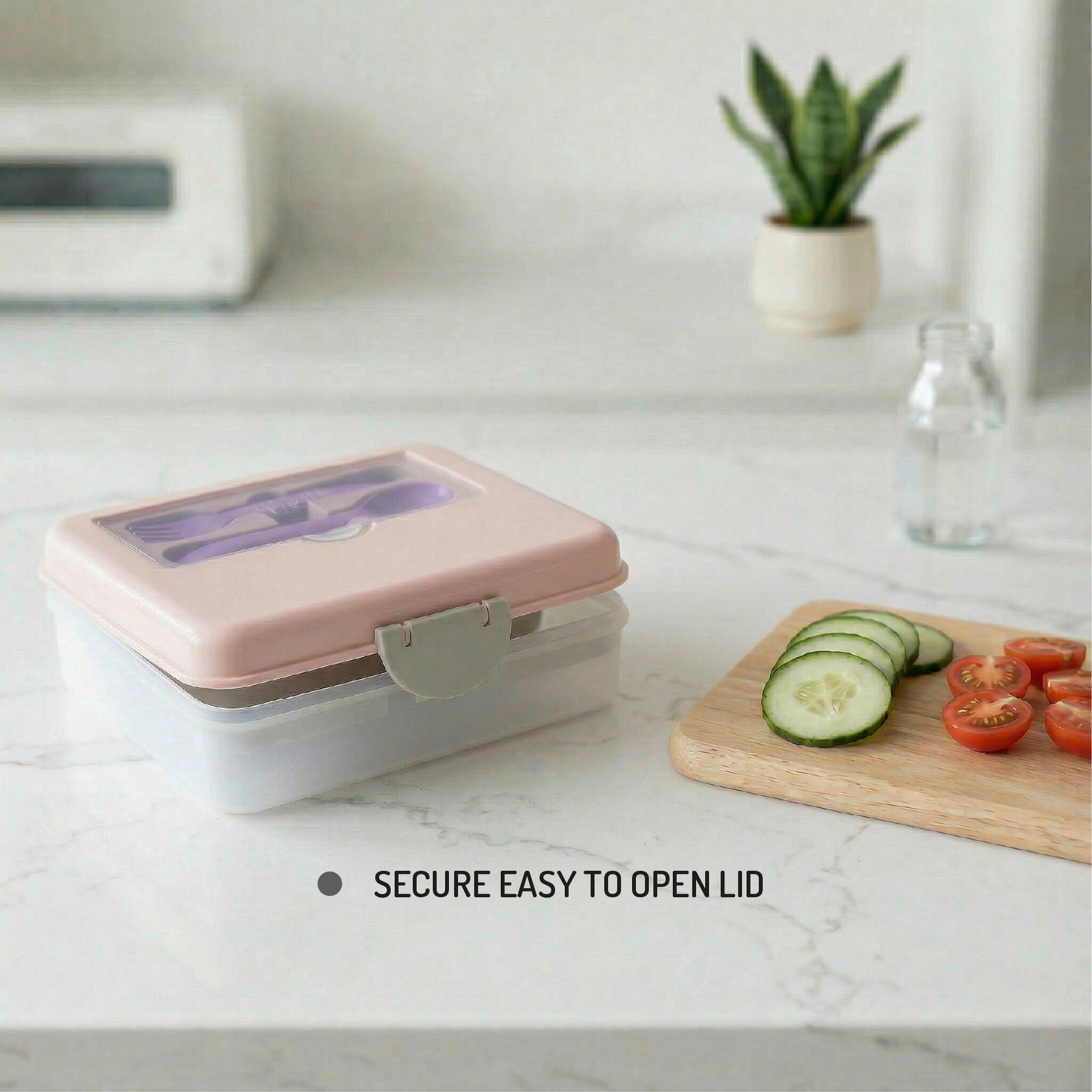 Melii Two-Tier Bento Box, Multi-Color