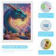 thumbnail image 3 of Diamond Art Kits for Adults, Dragon Sunset Art Supplies Sky 5D Diamond Painting Kits for Adults Beginners, DIY Full Drill Diamond Painting, Gem Art and Crafts 12x16, 3 of 7