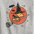 thumbnail image 3 of Peanuts - Woodstock Witch - Toddler & Youth Crewneck Fleece Sweatshirt, 3 of 6