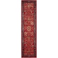 thumbnail image 5 of SAFAVIEH Vintage Hamadan Vinal Traditional Area Rug, Orange/Navy, 2'7" x 5', 5 of 10