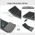 thumbnail image 5 of Tri-Foldable Bluetooth 5.1 Keyboard Mini Keyboard Keyboard Portable Tablet Keyboard Mute Keyboard For Laptop Windows Android IOS, 5 of 8