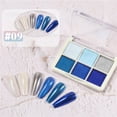 thumbnail image 1 of Polvo de Uñas Holográfico Yinane 6 Colores Gradiente de Brillo, 1 of 8