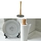 thumbnail image 5 of Soporte de papel de cocina perfecl moderno estante de almacenamiento gris portarrollos de papel, 5 of 8