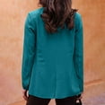 thumbnail image 6 of ZVAVZ Clearances Elegant Blazers for Women Business Lapel Button Office Blazer Casual Solid Open Front Cardigan Fashion Long Sleeve Suit Jacket Lightweight Ladies Blazer, 6 of 7
