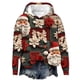 thumbnail image 1 of Suéter navideño feo Bouanq para mujer, tejido con estampado de muñecos de nieve en 3D, suéter navideño feo, sudadera con árbol de Navidad, blusa informal de manga larga para vacaciones navideñas, 1 of 3