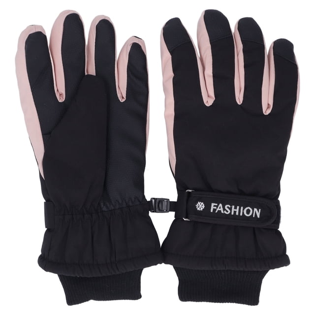 Guantes impermeables de invierno Nikou con dedos completos y aislamiento para Pantalla táctil Talla única