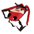 thumbnail image 2 of Bolsa para mascotas de doble hombro Mochila portátil para perros y gatos de 4 patas para caminar y viajar al aire libre S (1,5-2,5 kg) Rojo Blanco, 2 of 8