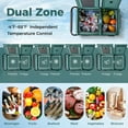 thumbnail image 5 of Topcobe Dual Zone 12V Car Refrigerator for Vehicles Camping Travel Truck RV Boat Outdoor and Home Use, Portable Water Cooler, Green, 5 of 10