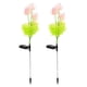 thumbnail image 2 of Solar Powered Light 1Pair Pink ABS Flower Shaped Light for Decor with Elegant Design, 2 of 5