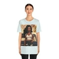 thumbnail image 3 of Vintage Candy's Brand of Rebel Flower Women's Short-Sleeve Crewneck TShirt, 3 of 6