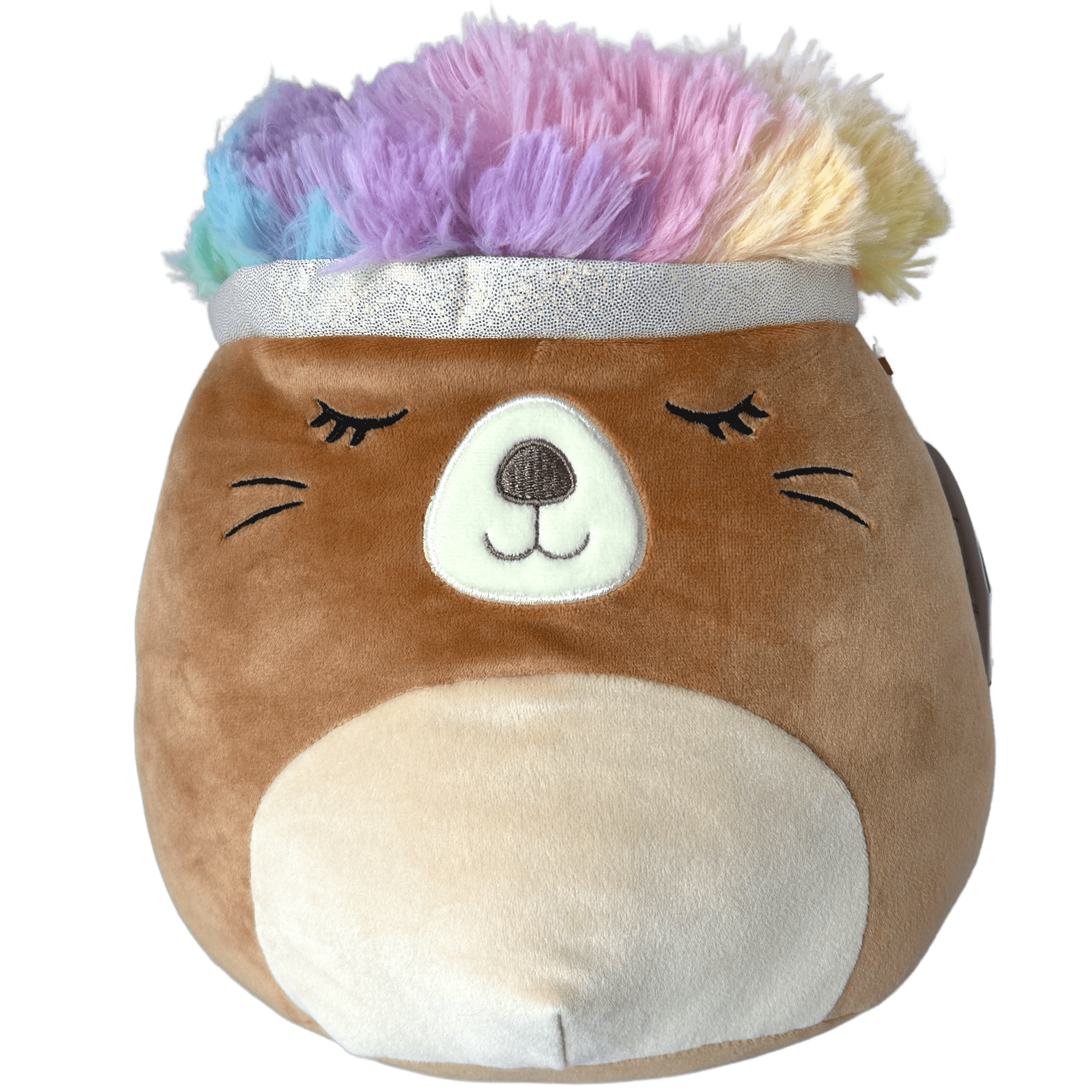 Squishmallows Official Kellytoys Plush 10 Inch Bristol The Beaver Fuzz