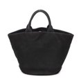 thumbnail image 5 of Pre-Owned Prada Black Large Canapa Bucket Tote Shoulder Bag Canapa Canvas, 5 of 10