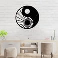 thumbnail image 2 of Cuadro Decorativo de Metal con Diseño yin yang Extra grande, 2 of 4