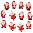 thumbnail image 4 of PTOOTP 12-Piece Red Santa Figurines Set for Landscape Decoration Holiday Christmas Ornaments, 4 of 8