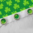 thumbnail image 4 of Feelyou St. Patrick's Day Black Out Curtains, Shamrock Curtains Pack of 2 (42x63 Each), 4 of 6