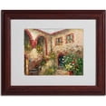 thumbnail image 2 of Trademark Fine Art "Tuscany Courtyard" Canvas Art by Rio, Wood Frame, 2 of 3
