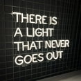 thumbnail image 2 of Glowneon There Is A Light Quote Neon Sign, Office Bedroom Wall Decor, 2 of 4