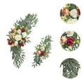 thumbnail image 6 of Abbraccia 2Pcs Wedding Arch Flowers Artificial Floral Swag Home Decoration Welcome Sign Decoration for Reception Wedding Table Ornament Red, 6 of 10
